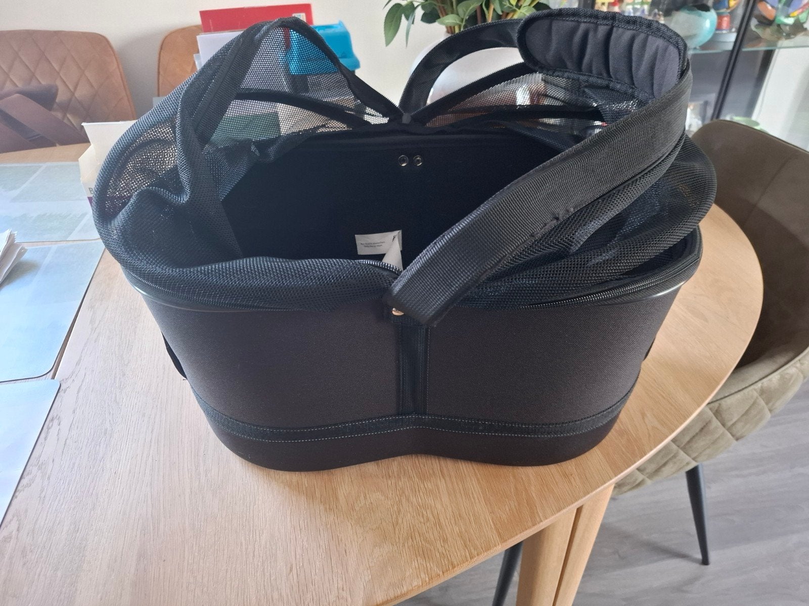 Hondefietsmand voor achter op fiets zo  goed als nieuw, Ophalen, Zo goed als nieuw, Zwart, 30 cm of meer