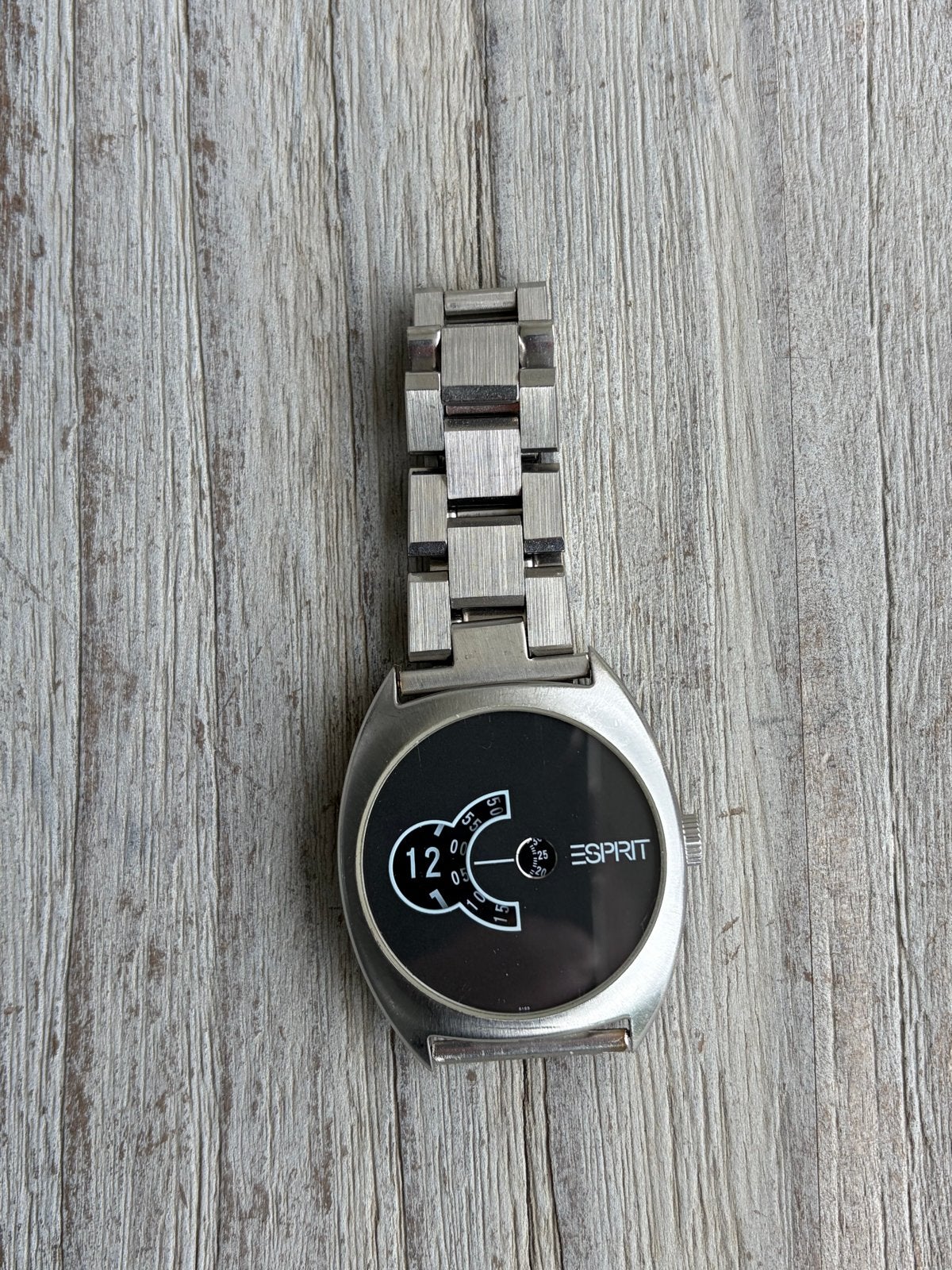 Esprit horloge - Uniek design met stalen band, Overige merken, Gebruikt, Staal, Polshorloge