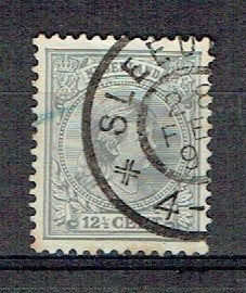 Nederland 1891 nr 38 Prinses Wilhelmina SLEEUWIJK, Verzenden, Gestempeld, Koningshuis