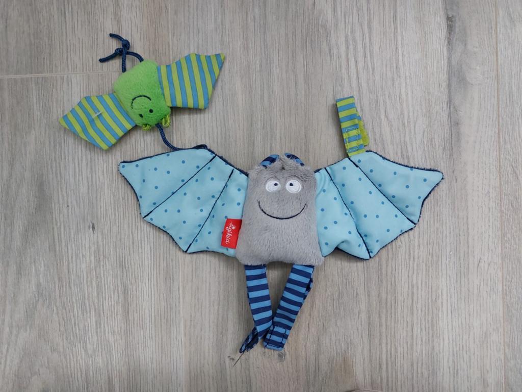 Knuffel knuffeldoekje sigikid vleermuis batte K8629, Ophalen of Verzenden, Zo goed als nieuw