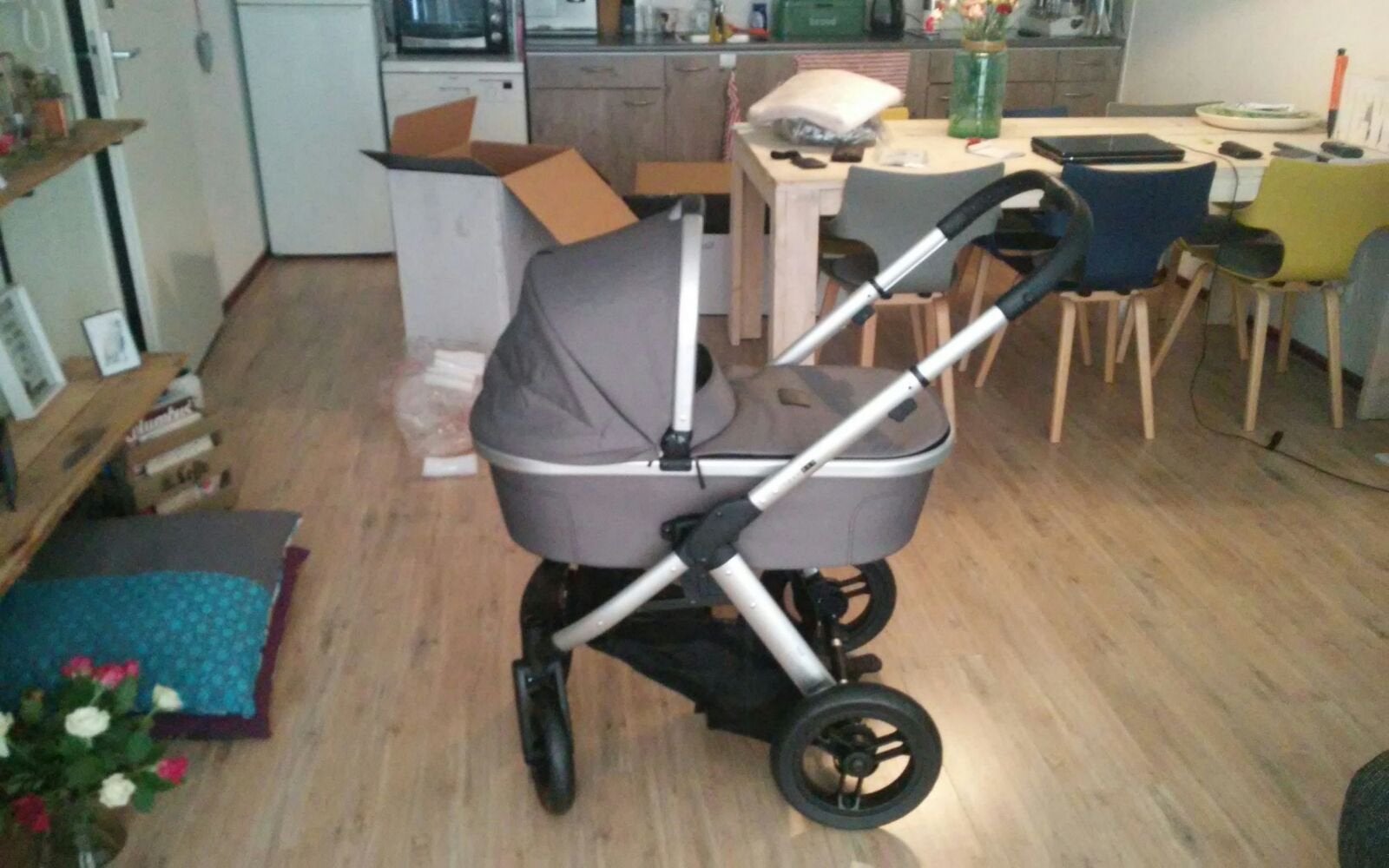 3 in 1 Mutsy Transit kinderwagen, Ophalen, Gebruikt, Combiwagen, Met reiswieg