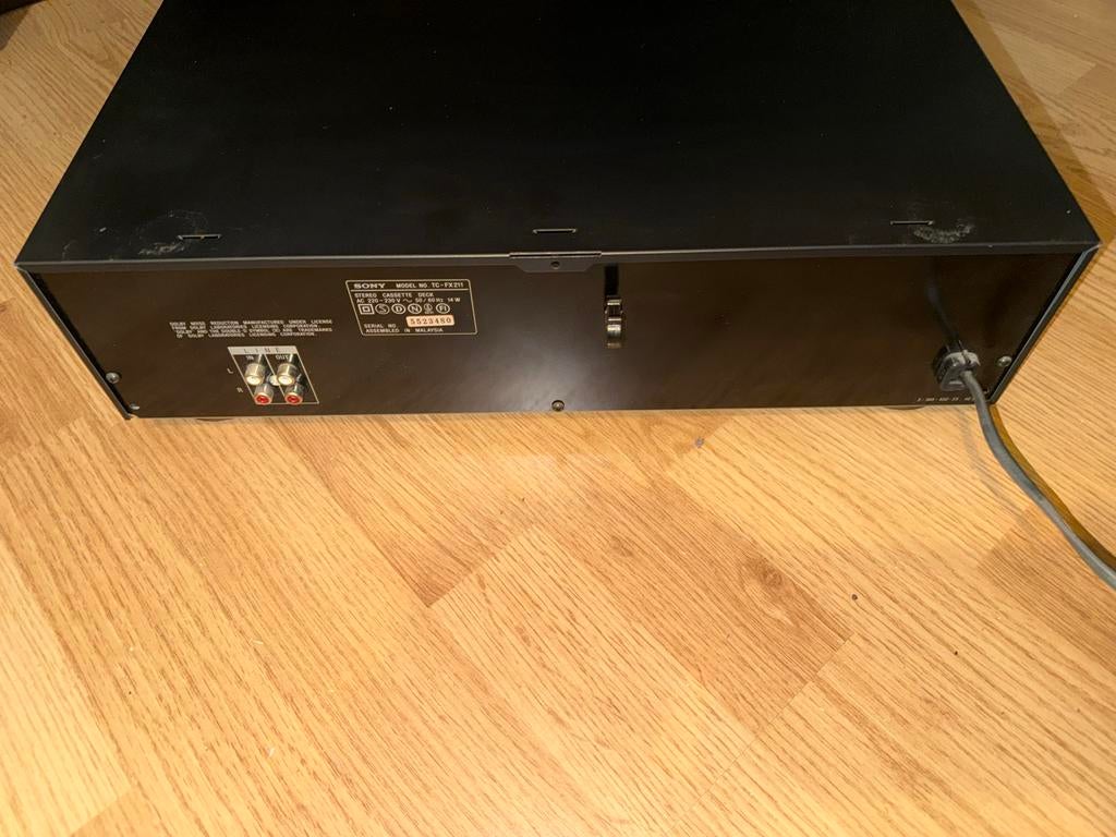 Sony TC-FX211 Stereo Cassettedeck - Vintage Audio, Audio, Tv en Foto, Cassettedecks, Enkel, Sony, Tape counter, Ophalen of Verzenden