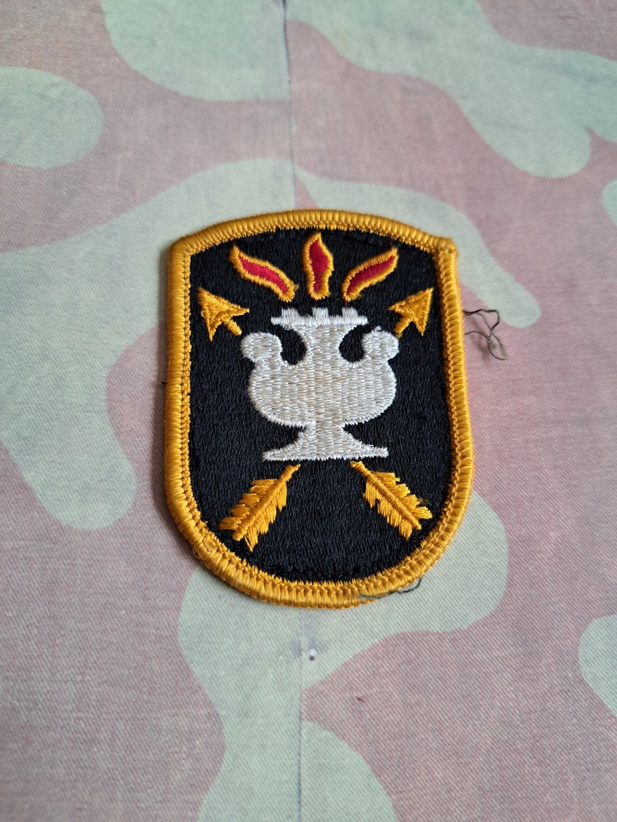 US Army Special Warfar Center, embleem, Ophalen of Verzenden, Landmacht, Amerika, Embleem of Badge