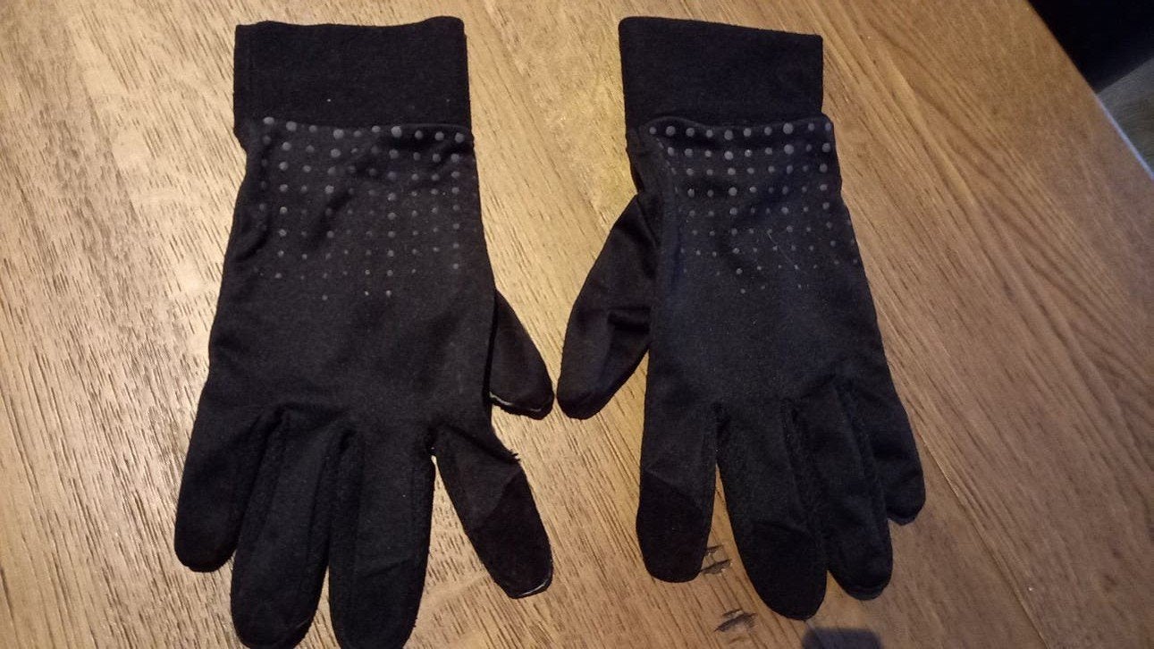 Sport handschoenen Crivit mt 7, Ophalen of Verzenden, Zo goed als nieuw, Zwart, Overige typen