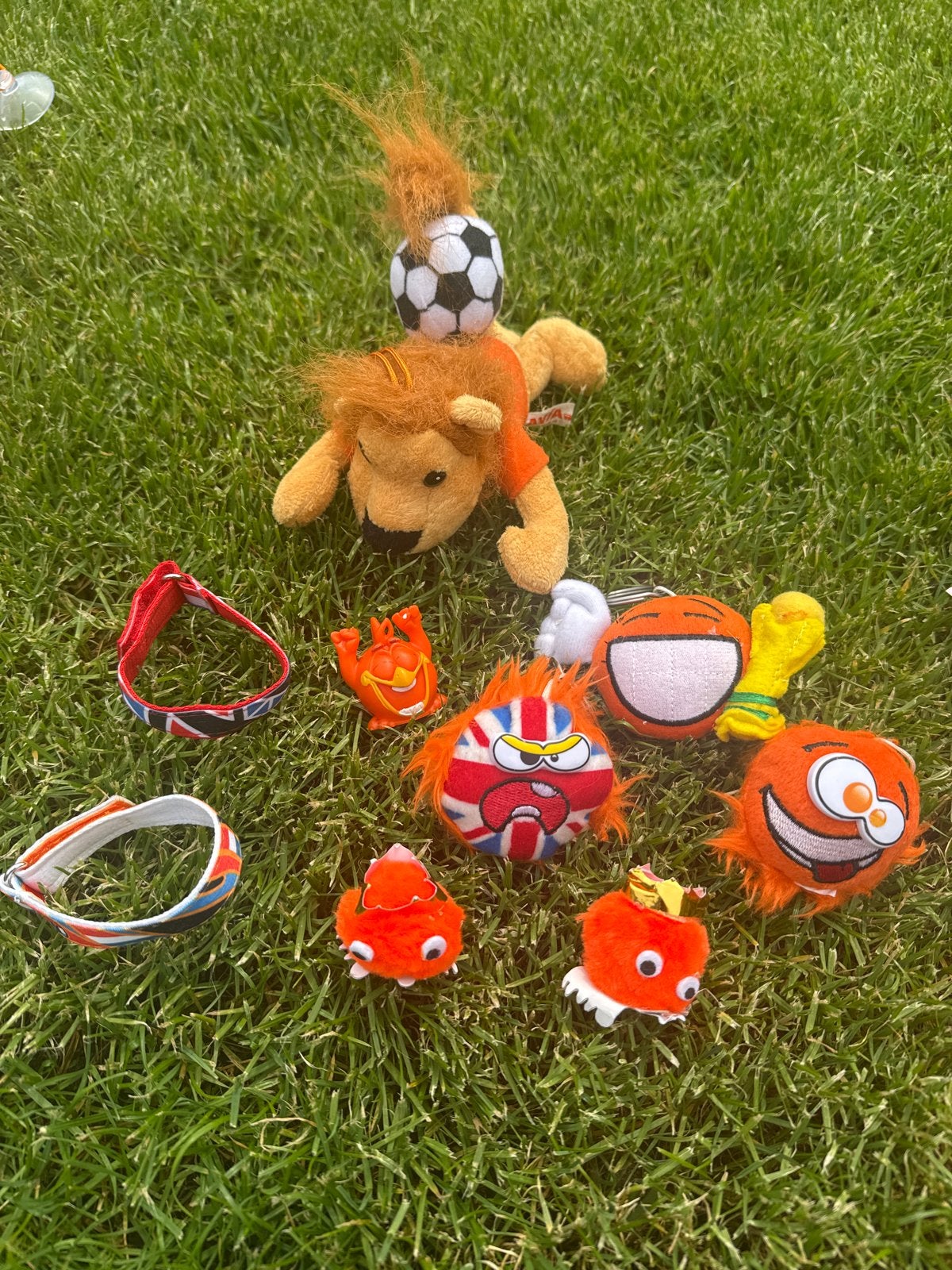 Diverse knuffels en speeltjes, o.a. Albert Heijn Wuppies, Ophalen, Gebruikt, Versiering, Oranje of Koningsdag