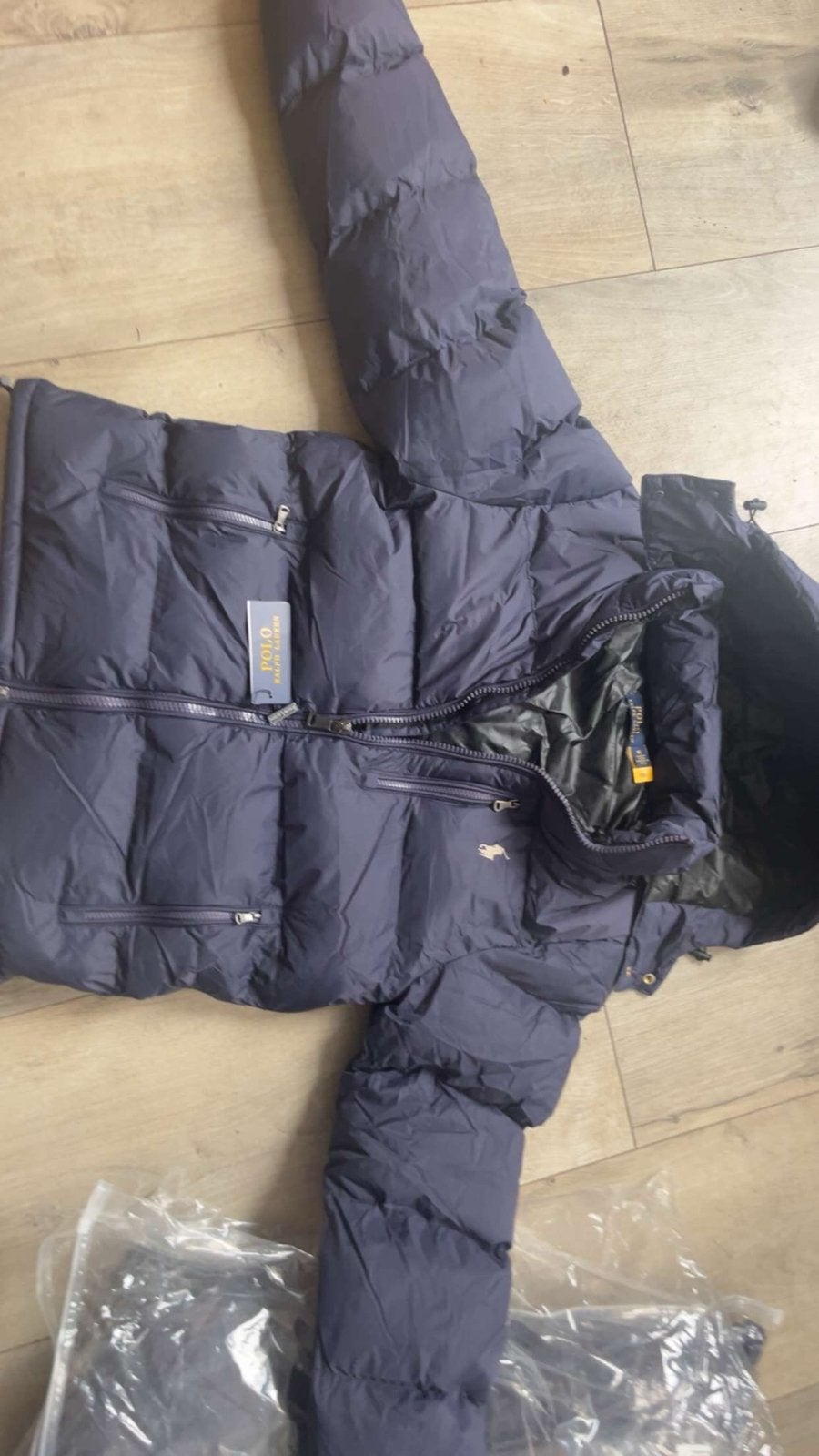 Polo Ralph Lauren donsjas maat M/L- Nieuw met kaartjes, Kleding | Heren, Ophalen of Verzenden, Nieuw, Overige maten, Blauw