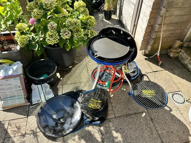 Adac Adventure To Go Skottelbraai met accessoires, Ophalen, Gebruikt, Cadac skottel