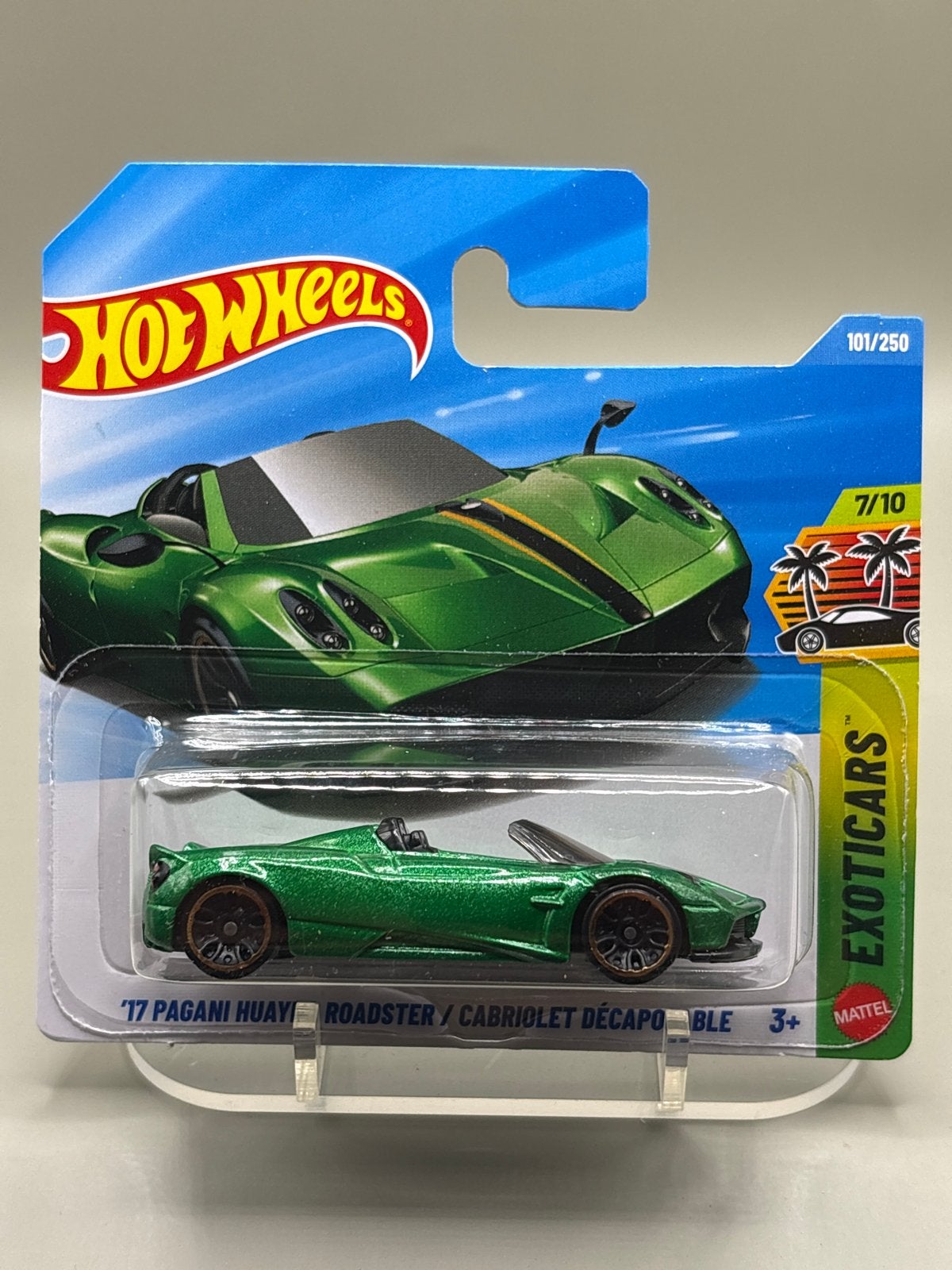 Hot Wheels '17 Pagani Huayra Roadster 2026 Groen, Auto, Nieuw, Ophalen of Verzenden, Mattel