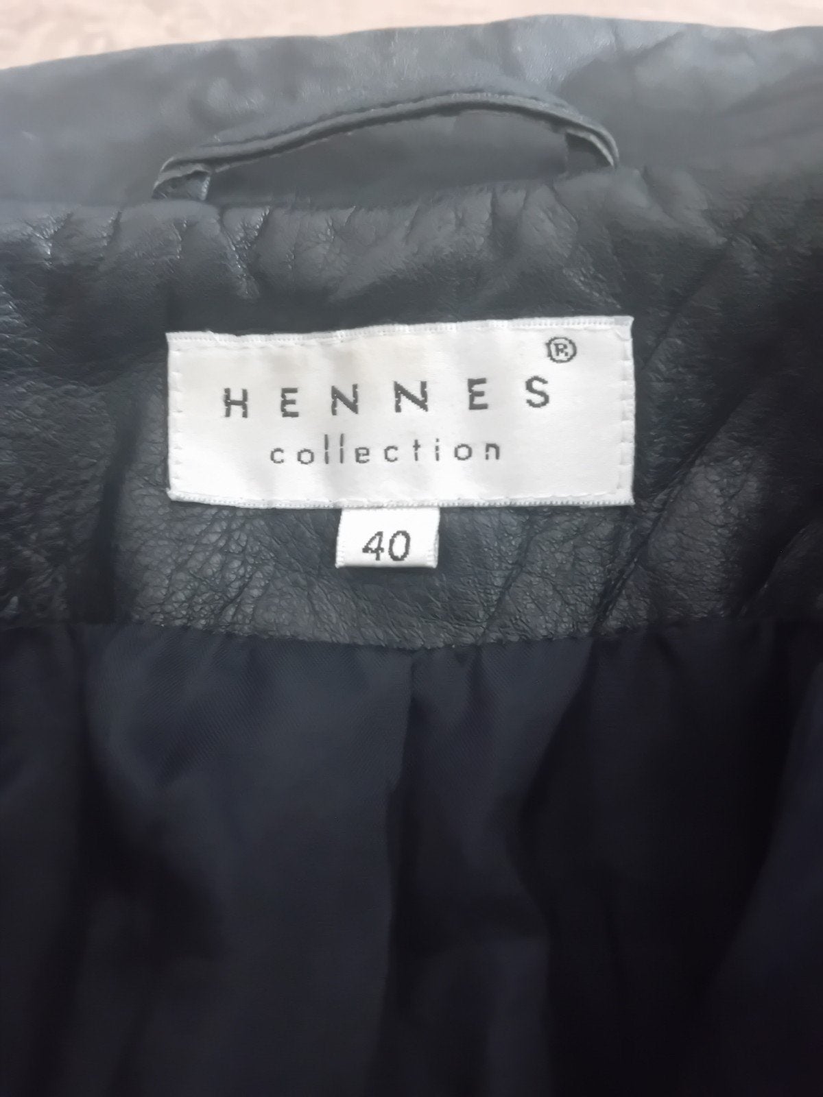 Leren jas dames maat 40 - Hennes Collection, Kleding | Dames, Zwart, Jasje, Gedragen, Hennes Collection