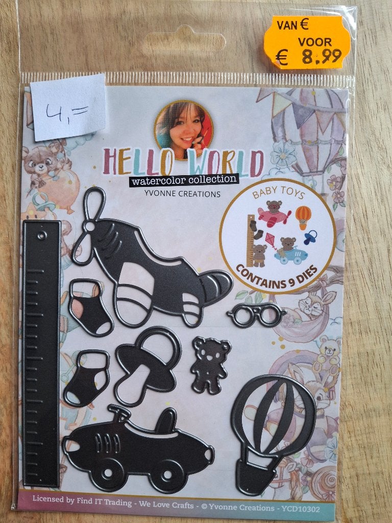 Yvonne Creations - Hello world - Baby toys, Ophalen of Verzenden, Nieuw, Kind, Pons of Mal