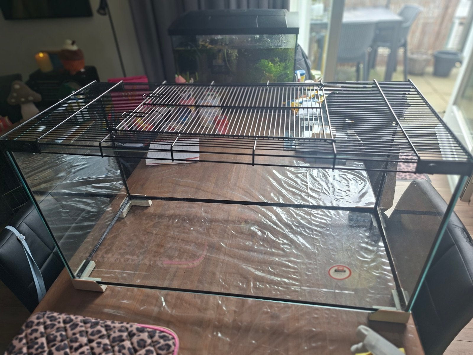 knaagdier hok ferplast Jerry  80 van Glas, Hamster, Zo goed als nieuw, Hok, Ophalen