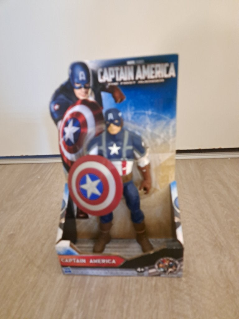 Captain America, Ophalen of Verzenden, Superheld, Zo goed als nieuw, Beeldje of Figuurtje