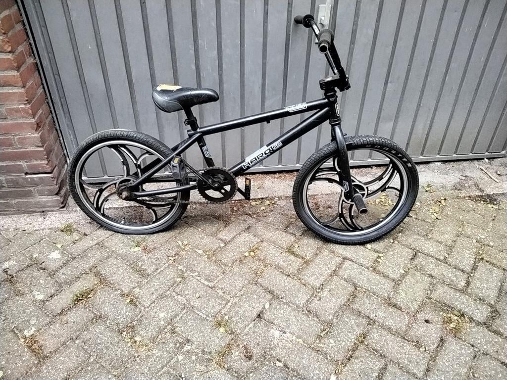 Haro BMX fiets - Opknapper, Fietsen en Brommers, Fietsen | Crossfietsen en BMX, Gebruikt, Staal, Velgrem, 20 tot 24 inch