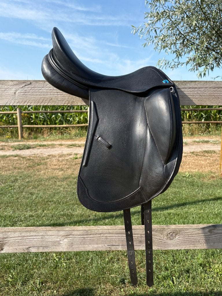 Prestige Monza dressuurzadel, Dressuur, M (17 inch), Diepe zit, Prestige