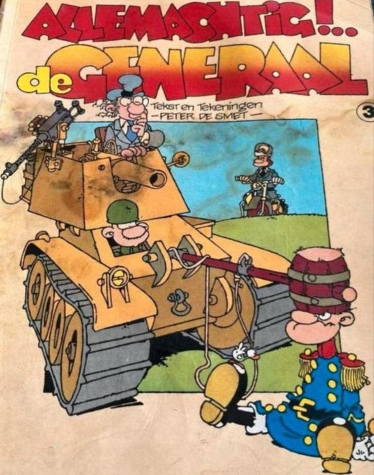 Allemachtig! De Generaal - De machteloze Generaal, Boeken, Stripboeken, Eén stripboek, Ophalen of Verzenden, Gelezen