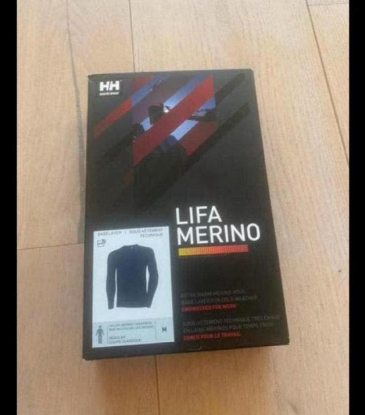 Helly hansen liga merino wol M nieuw thermo, Ophalen of Verzenden, Nieuw, Maat 48/50 (M), Blauw