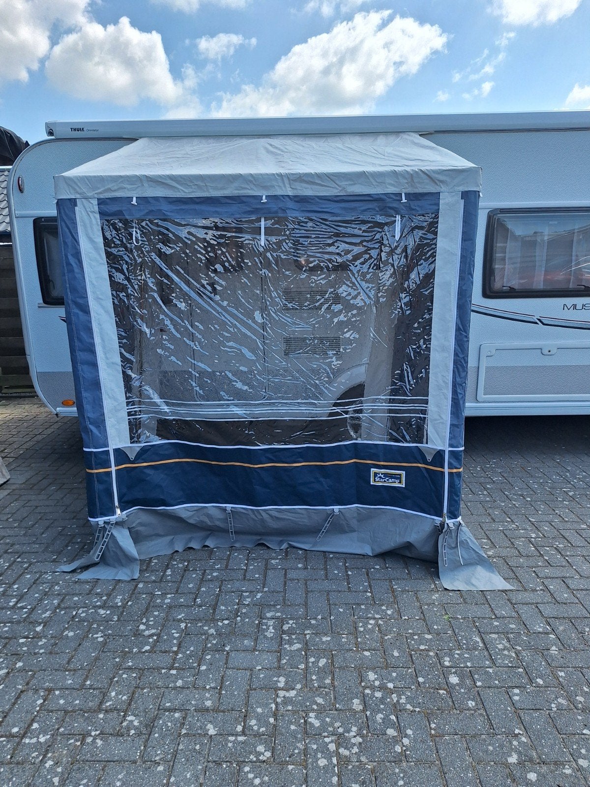 Winter voortent voor caravan., Caravans en Kamperen, Ophalen