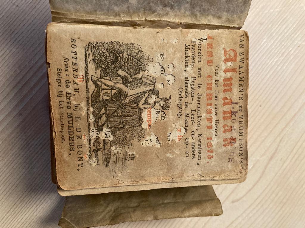 Drie keer: Almanak 1873, 1921 en 1923, Boeken, Geschiedenis | Vaderland, Ophalen, 19e eeuw, Gelezen, Meerdere auteurs