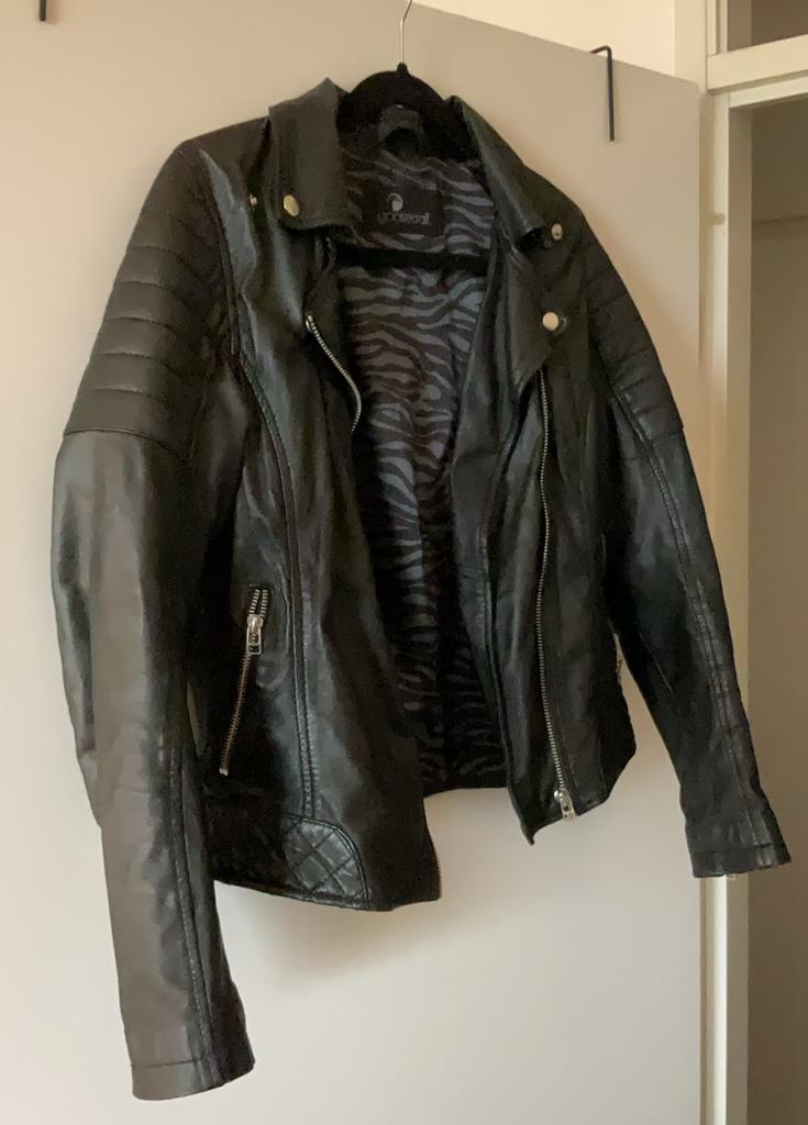 Goosecraft leren jas maat S, Ophalen of Verzenden, Zo goed als nieuw, Maat 38/40 (M), Zwart