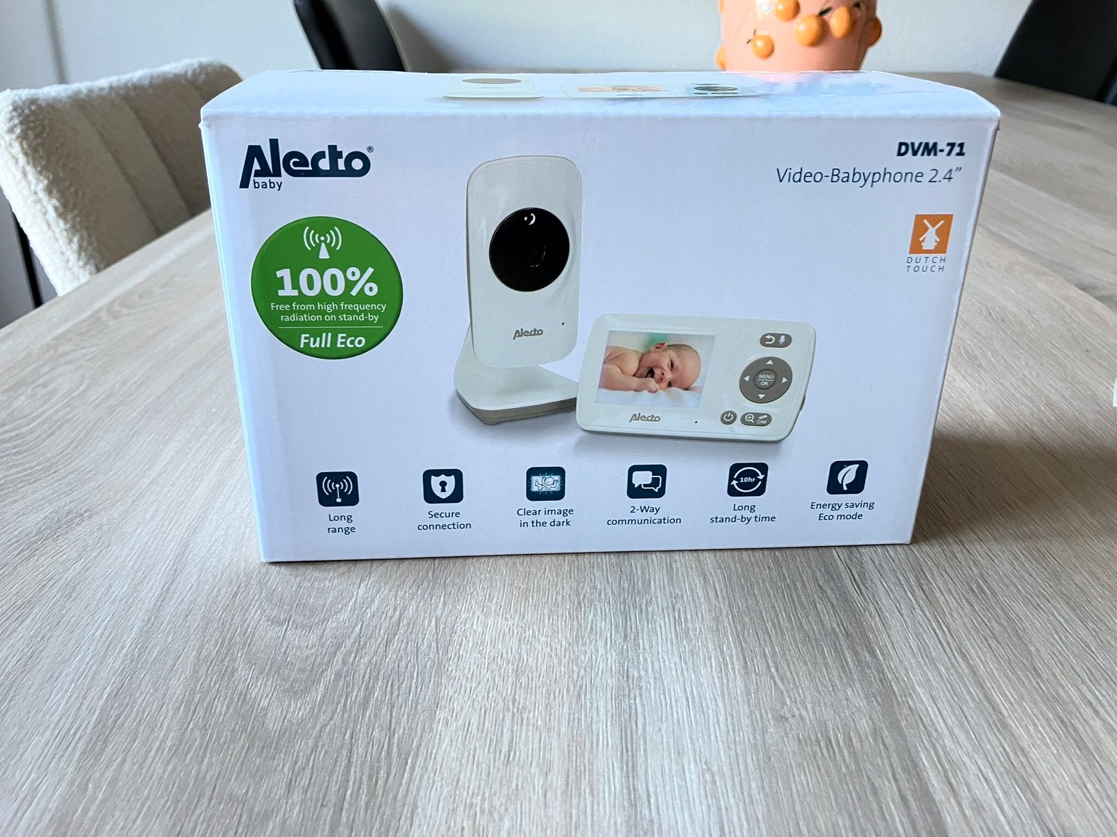 Zgan/nieuw babyfoon van Alecto met camera, Ophalen, Zo goed als nieuw, 250 meter of meer, Camera