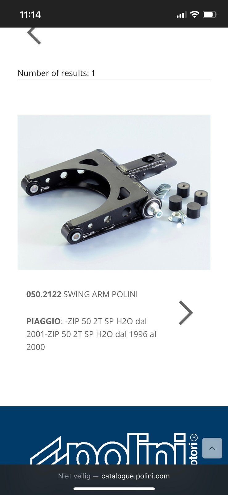 Polini subframe nieuw!, Ophalen of Verzenden, Nieuw, Frame, Piaggio