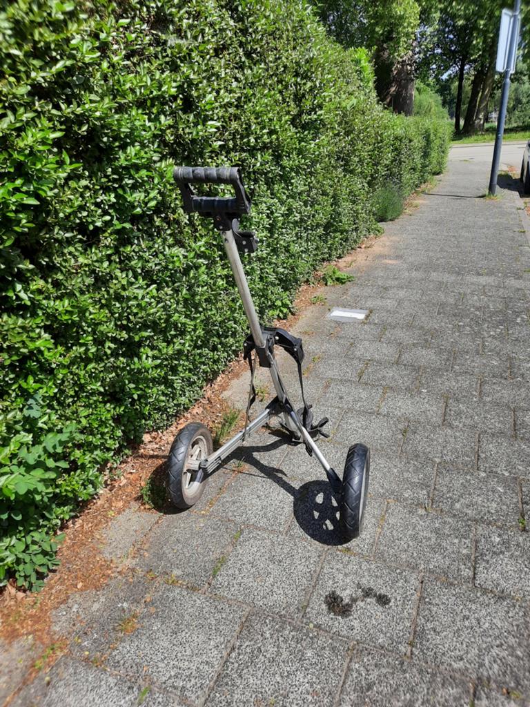 Mooie golfkar voor golftas en goede ronden, Ophalen of Verzenden