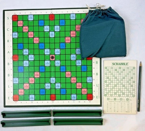 Jumbo Scrabble origineel woordspel bordspel compleet spel, Coolsingel 104, 3011 AG Rotterdam, Netherlands, Jumbo, Verzenden, Een of twee spelers