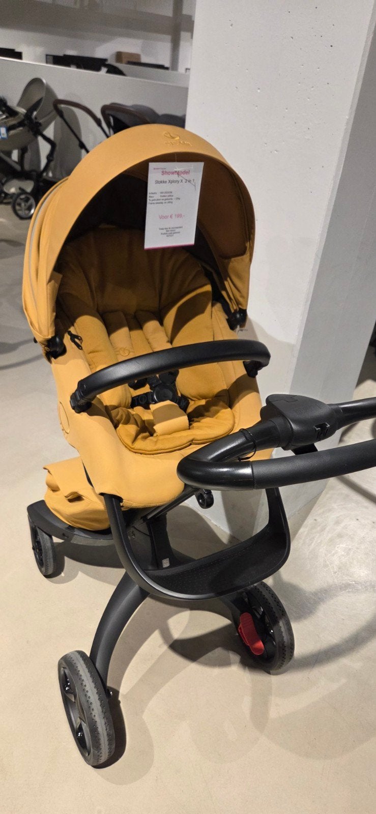 Stokke Xplory X Golden Yellow 2 in 1 kinderwagen, Ophalen, Zo goed als nieuw