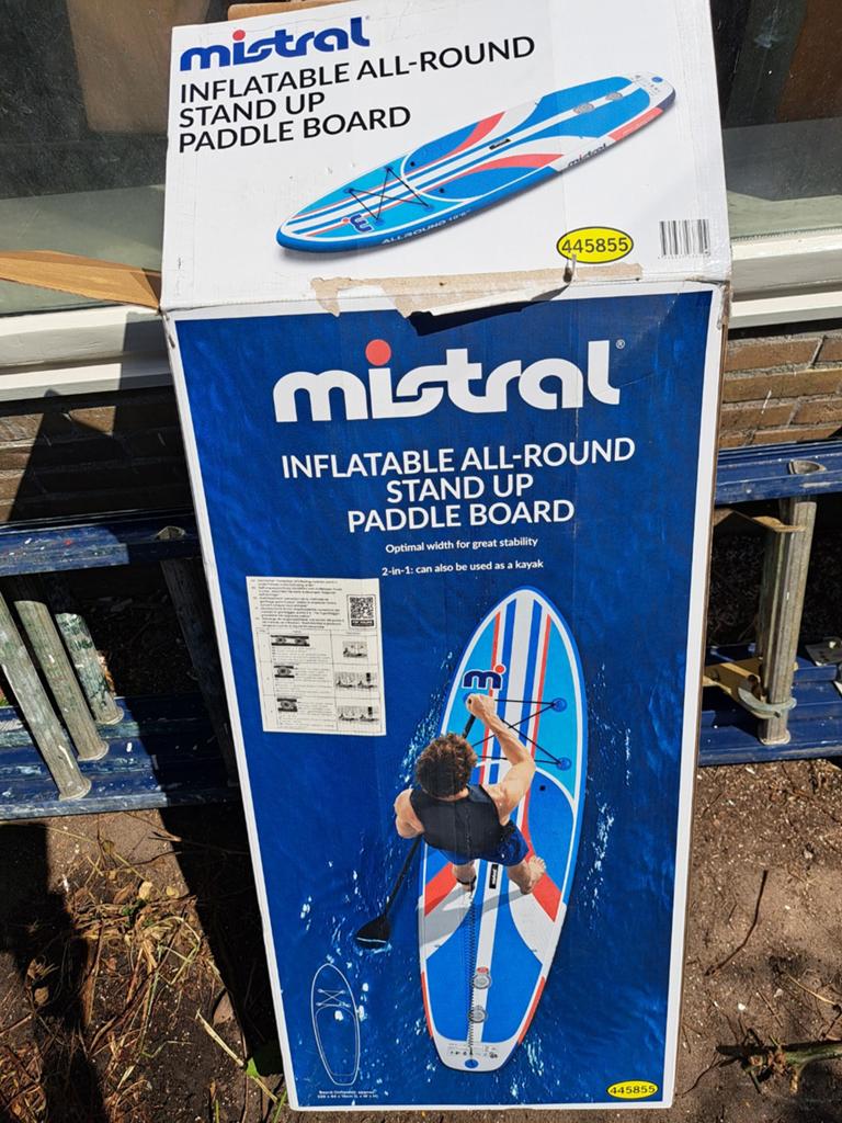 Mistral Opblaasbaar All-Round Stand Up Paddle Board, Ophalen, Nieuw, SUP-boards