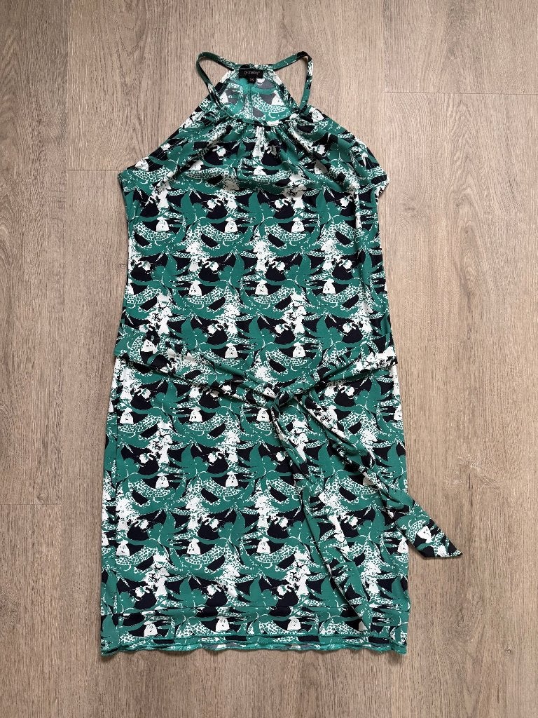 G-Maxx zomerjurkje met strikriem maat XS, Meerkleurig, Ophalen of Verzenden, Zo goed als nieuw, Knielengte