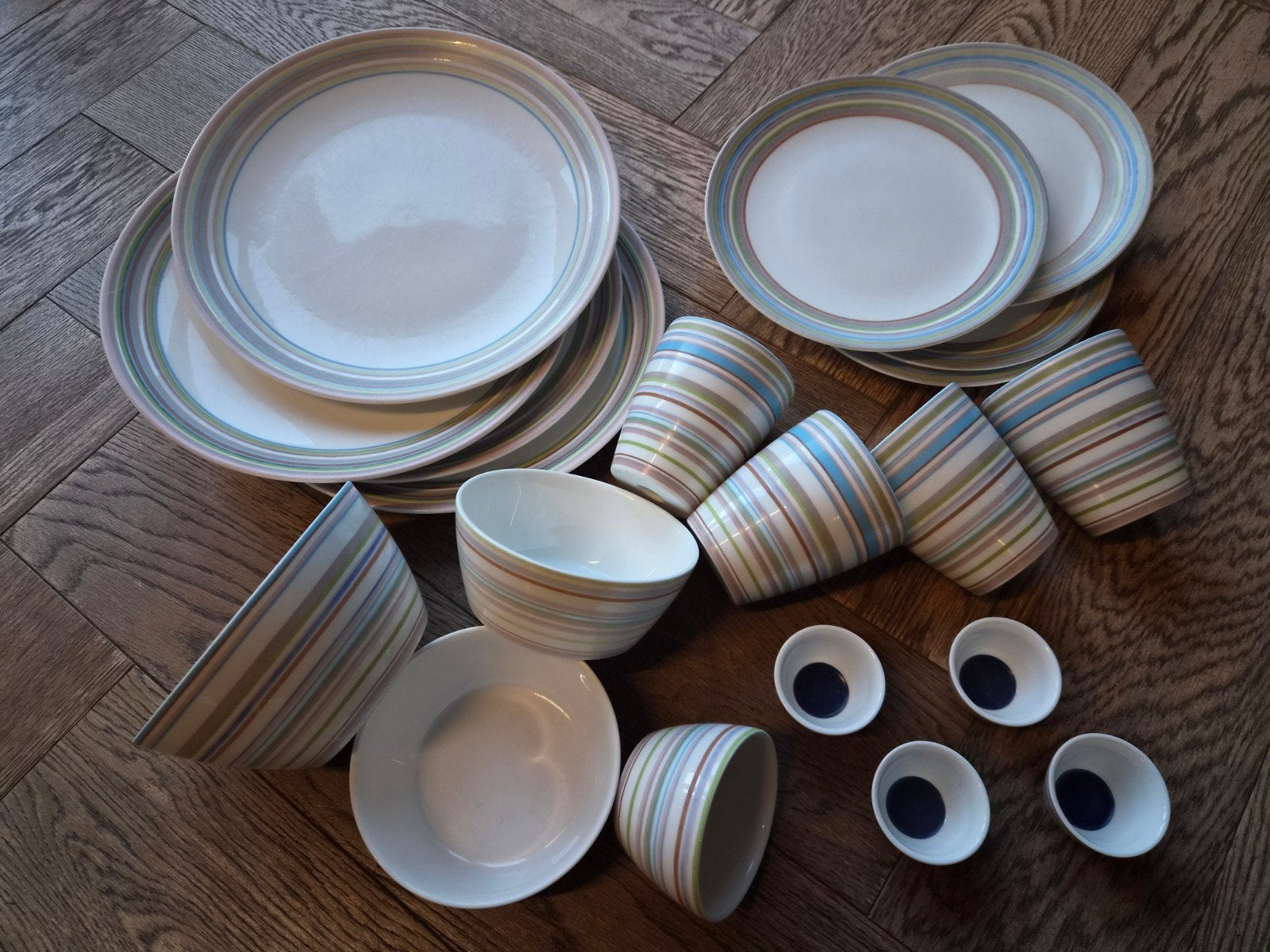 Iittala Origo beige servies - 20-delig, Huis en Inrichting, Ophalen, Gebruikt, Overige merken, Keramiek