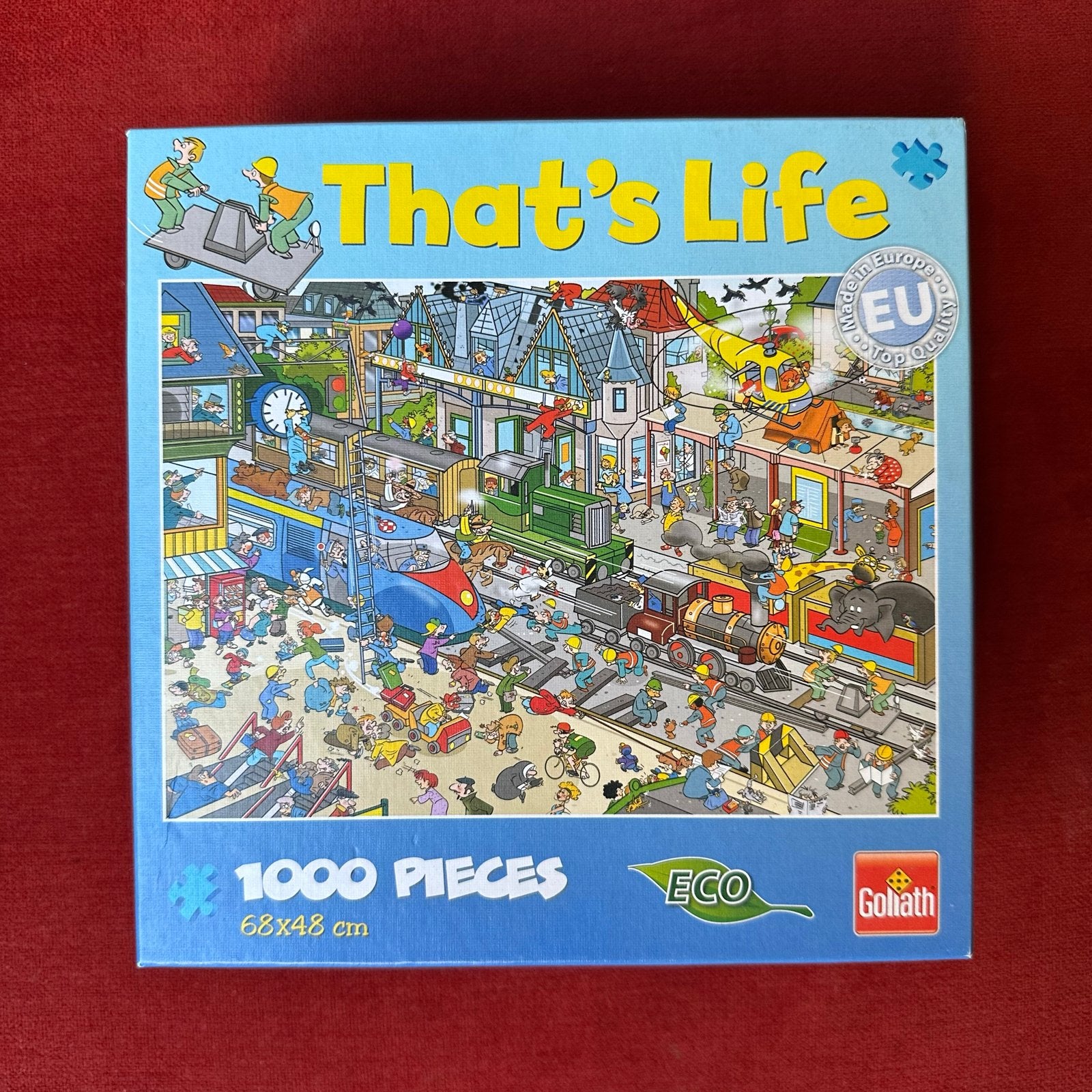 That's Life 1000 Stukjes Legpuzzel Goliath ECO, Ophalen, 500 t/m 1500 stukjes, Nieuw, Legpuzzel