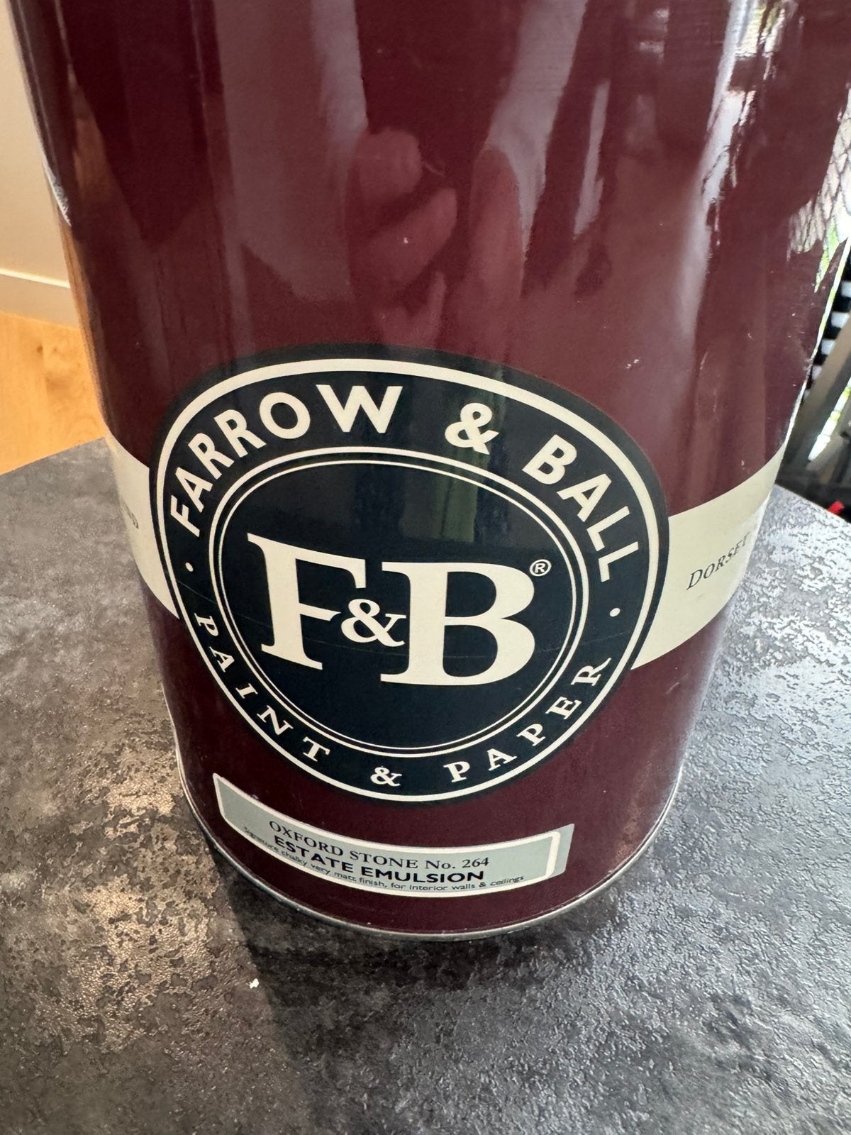 Farrow&Ball oxford stone 5L, Ophalen, 5 tot 10 liter, Beige, Nieuw