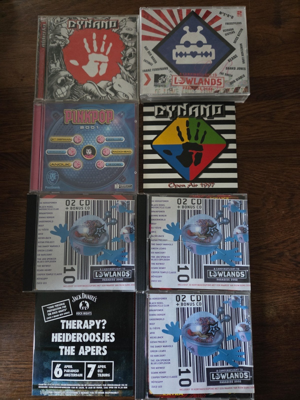 Diverse CD's: Lowlands, Pinkpop, Dynamo, Jack Daniel's, Gebruikt, Ophalen of Verzenden, Verzamelalbum, Alternative Rock