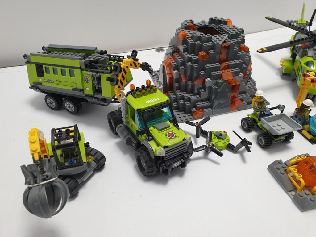 Lego vulkaanset compleet, Ophalen of Verzenden, Complete set, Lego, City