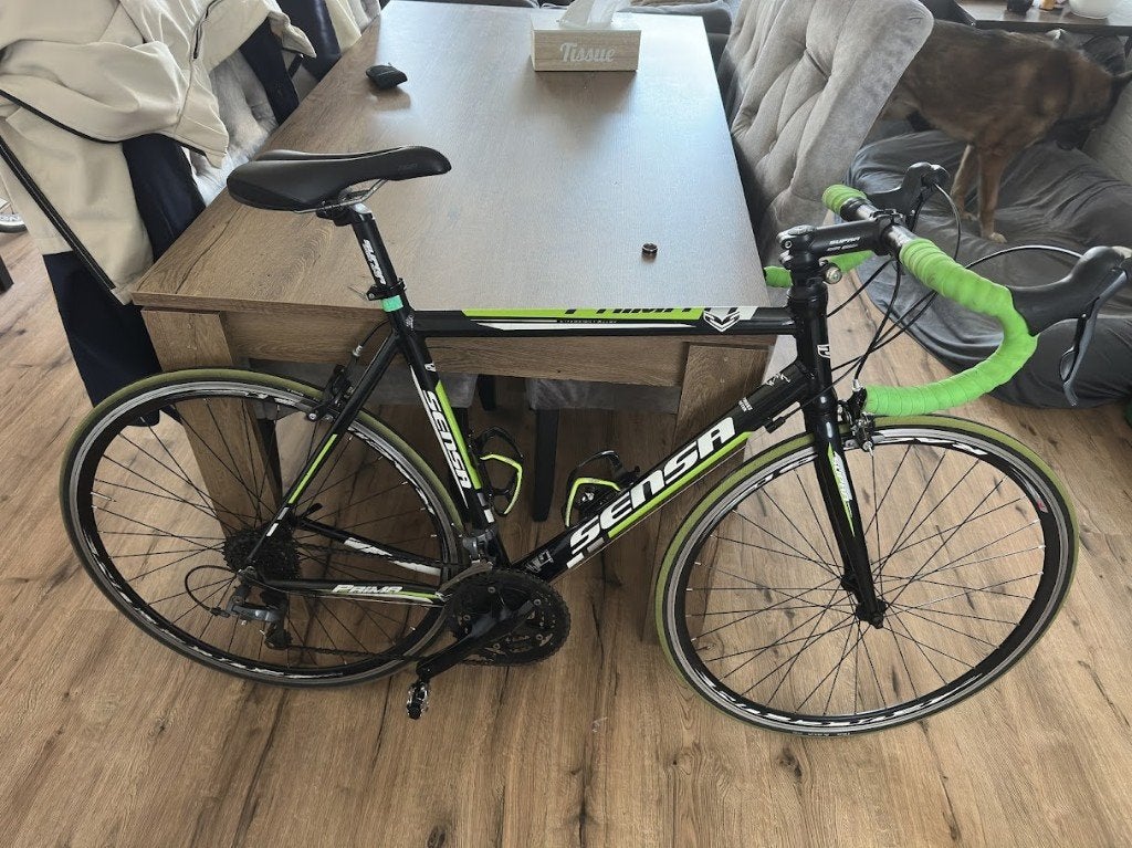 Sensa racefiets, 28 inch, Gebruikt, Velgrem, Aluminium