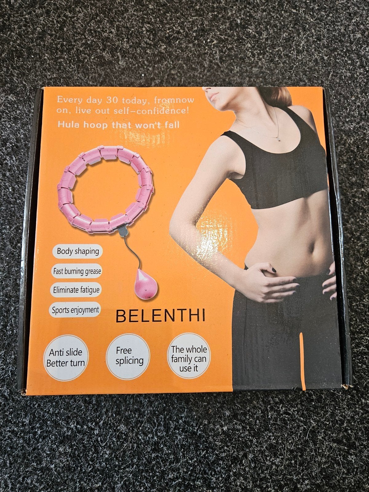 BELENTHI Fitness Hoelahoep met Gewicht - Roze, Ophalen of Verzenden
