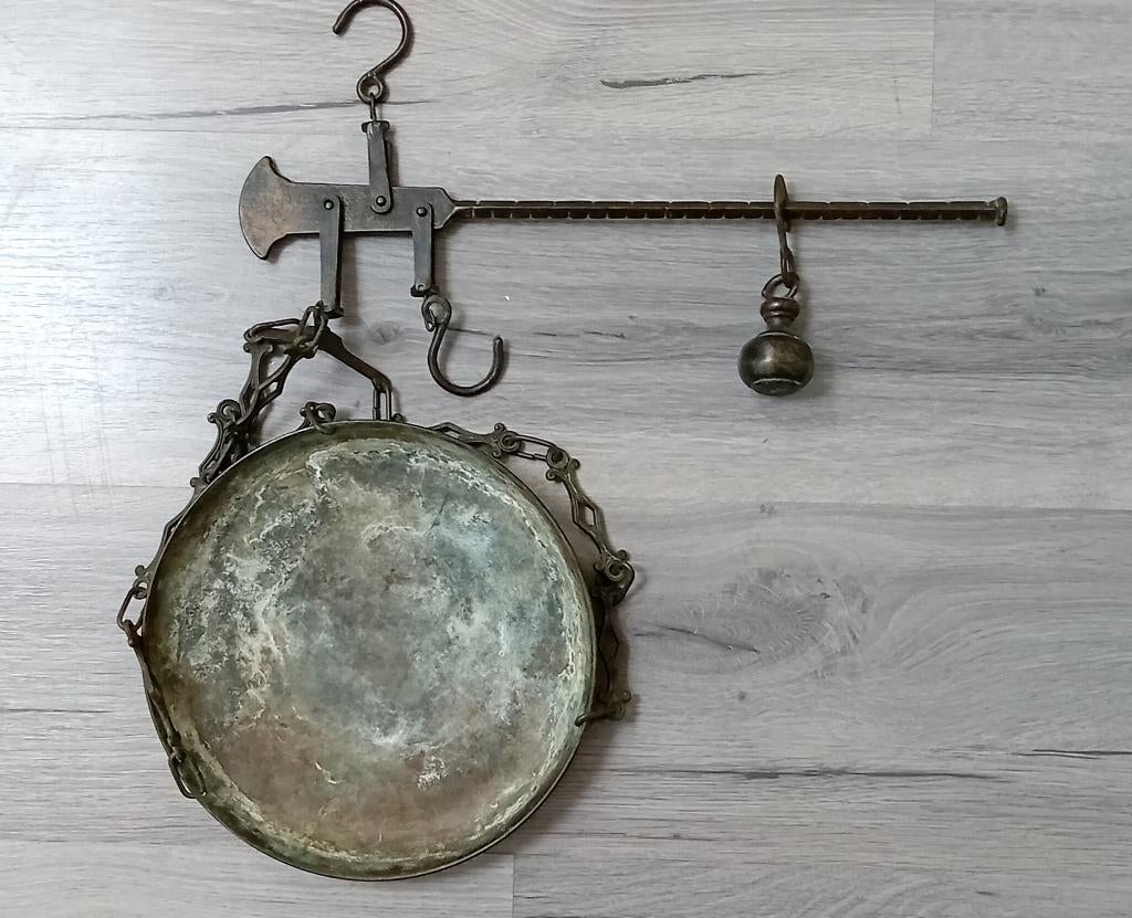 antiek balans weegschaal, Ophalen of Verzenden