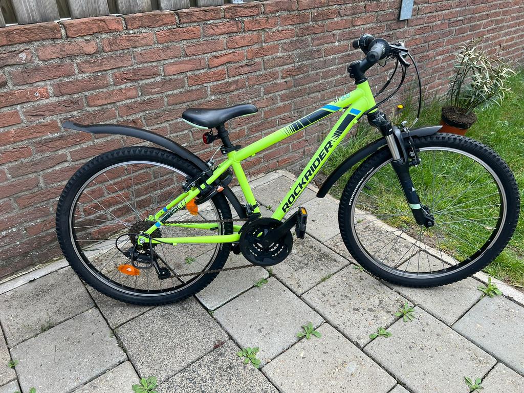 Rockrider  ST500 Mountainbikers Jongensfietsen 24 inch, Fietsen en Brommers, Fietsen | Jongens, Ophalen, Zo goed als nieuw, 24 inch
