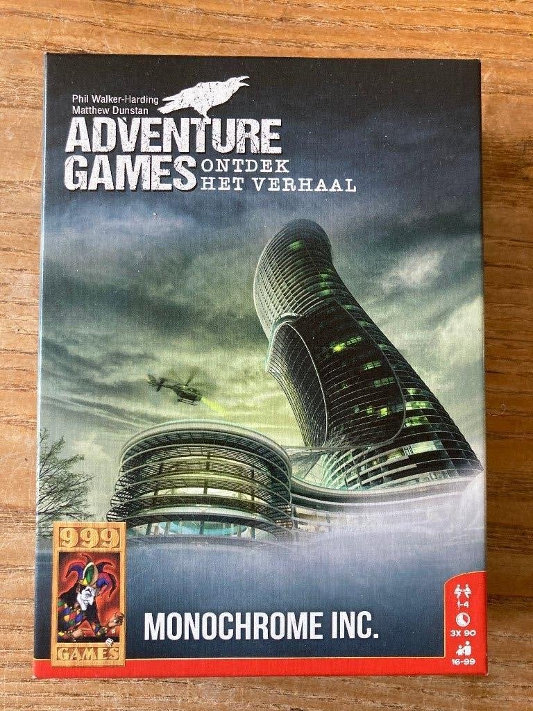 999 games - Adventure Games - Monochrome Inc. (16+jaar) zgan, Een of twee spelers, Ophalen of Verzenden, Zo goed als nieuw, 999Games