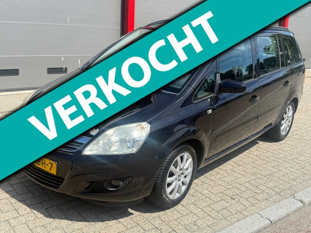 Opel Zafira 1.8 Temptation, Auto's, Voorwielaandrijving, Gebruikt, 4 cilinders, Zwart