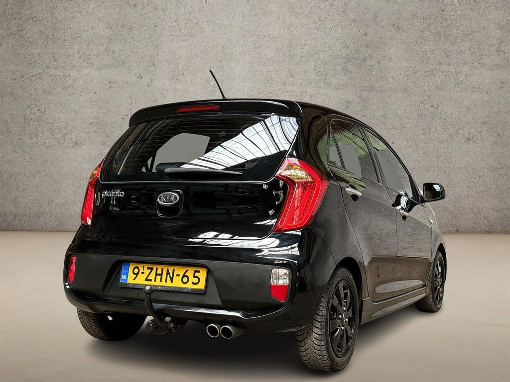 Kia Picanto 1.0 CVVT X-treme (5 DEURS, BLACK PACK, LEDER, CL, Auto's, Kia, Voorwielaandrijving, Gebruikt, Zwart, 400 kg