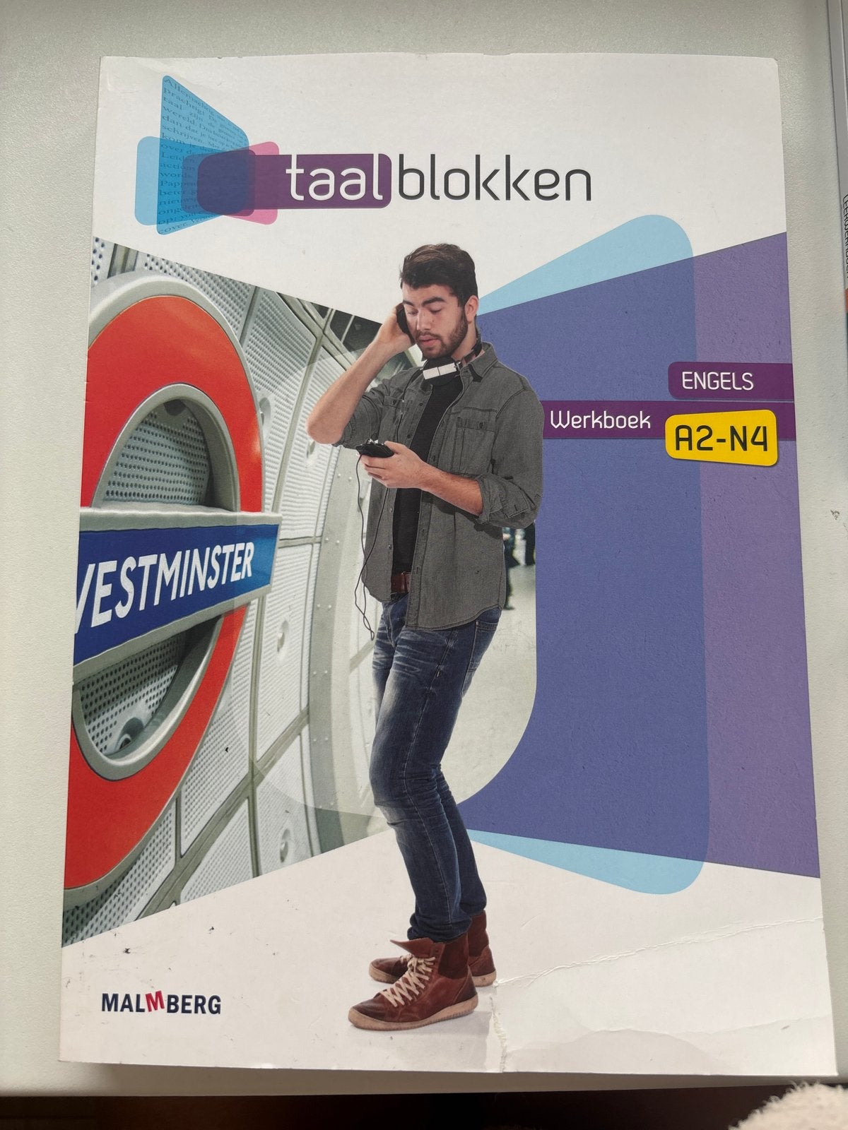 Taalblokken Engels A2-N4 Werkboek Malmberg, Ophalen of Verzenden, Zo goed als nieuw, Non-fictie