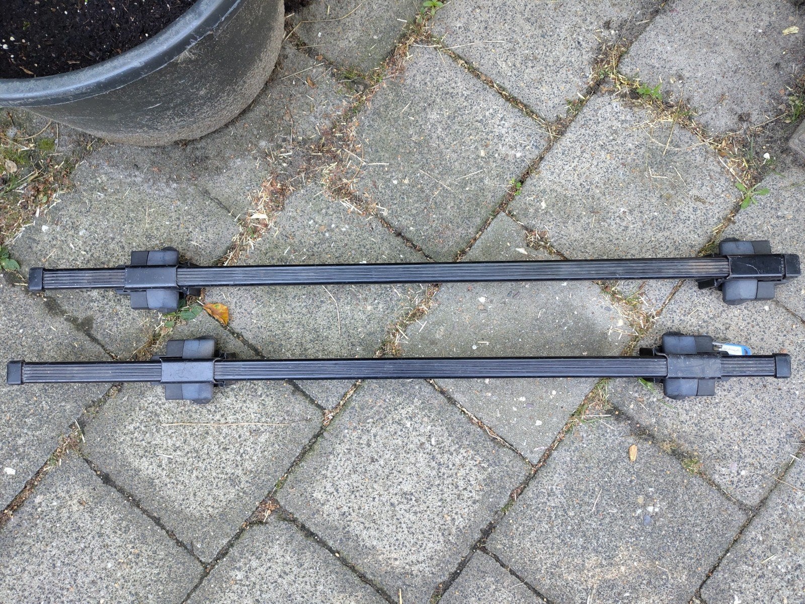 Dakdragers/lastdragers vaste dakrails 115cm, Auto diversen, Dakdragers, Ophalen, Gebruikt
