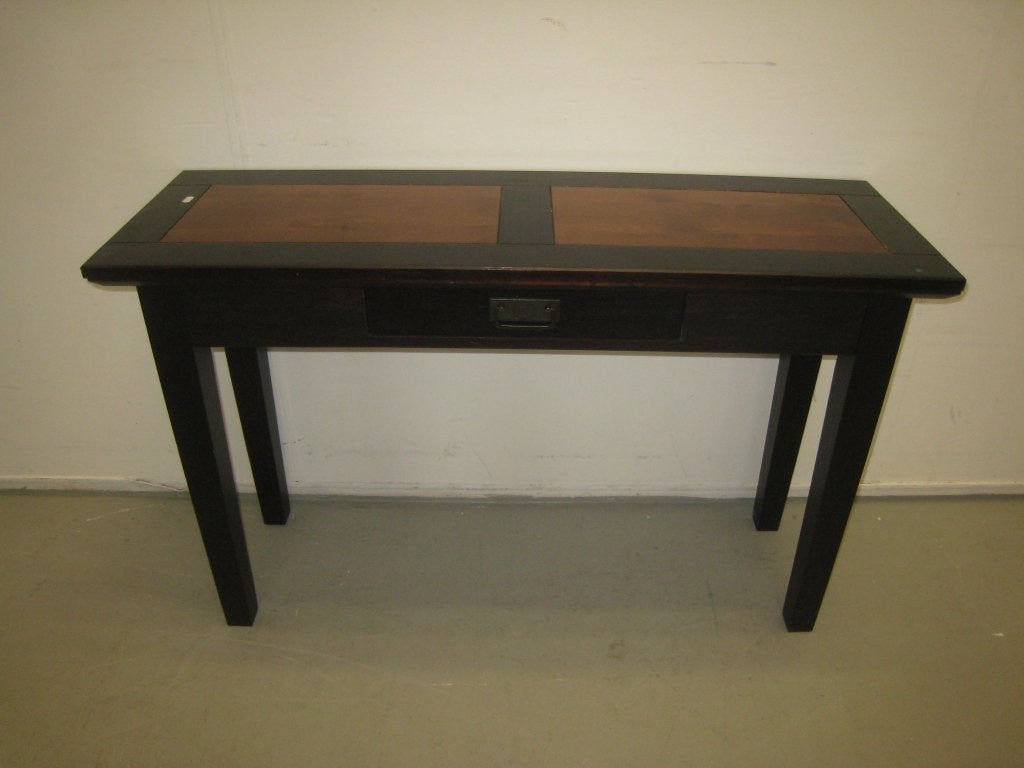 Klassieke houten wandtafel met lade, Niet ingevuld, Gebruikt, Niet ingevuld, Niet ingevuld