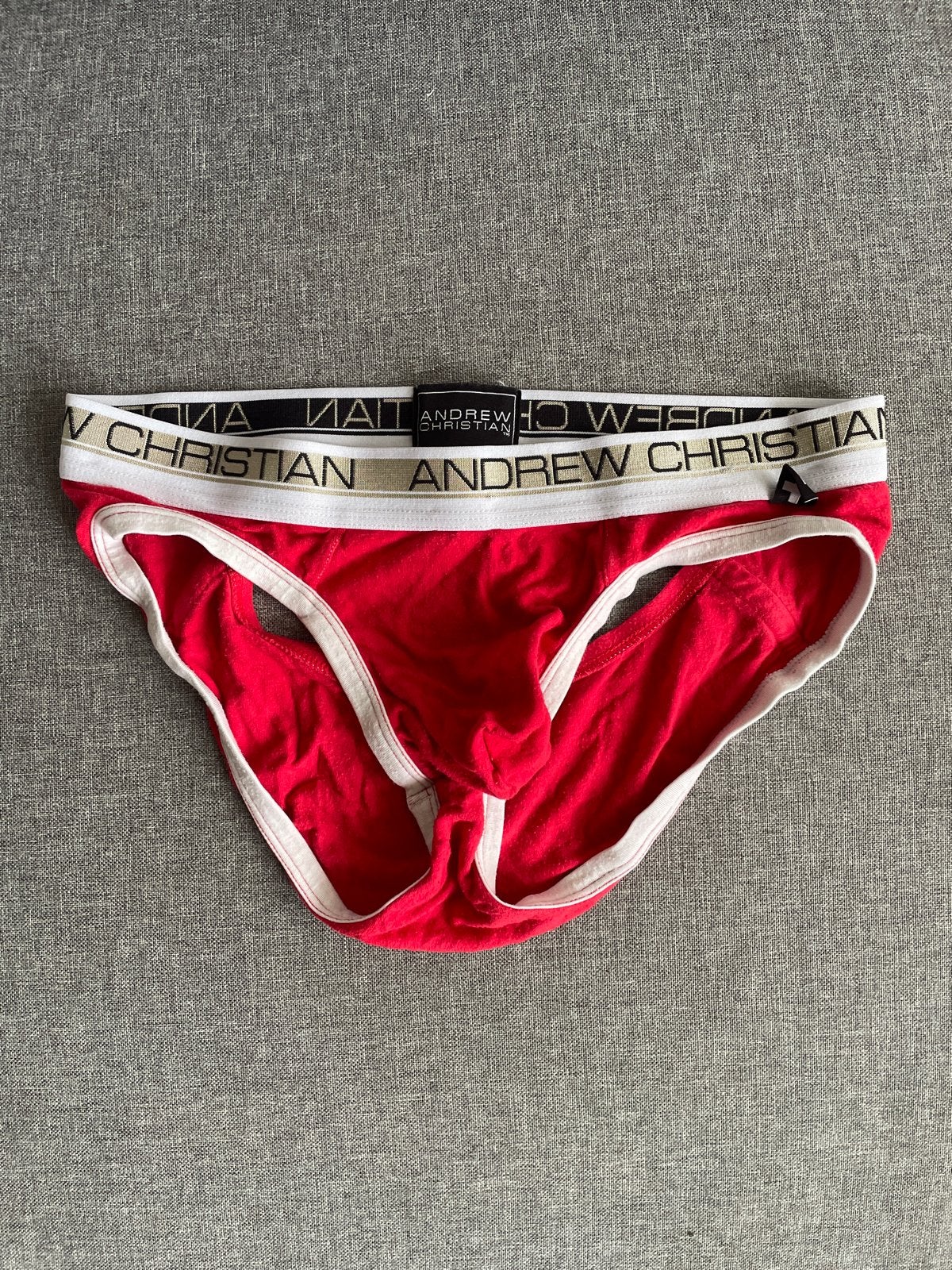 Andrew Christian Slip (Peekaboo) - Rood - S, Kleding | Heren, Verzenden, Rood, Boxer