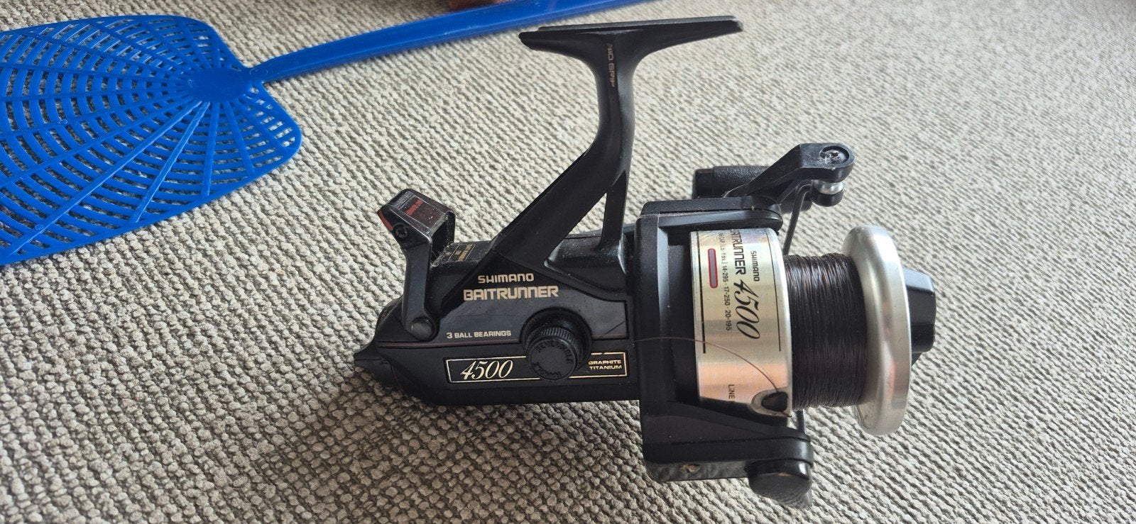 Werpmolen shimano 4500, Ophalen, Molen