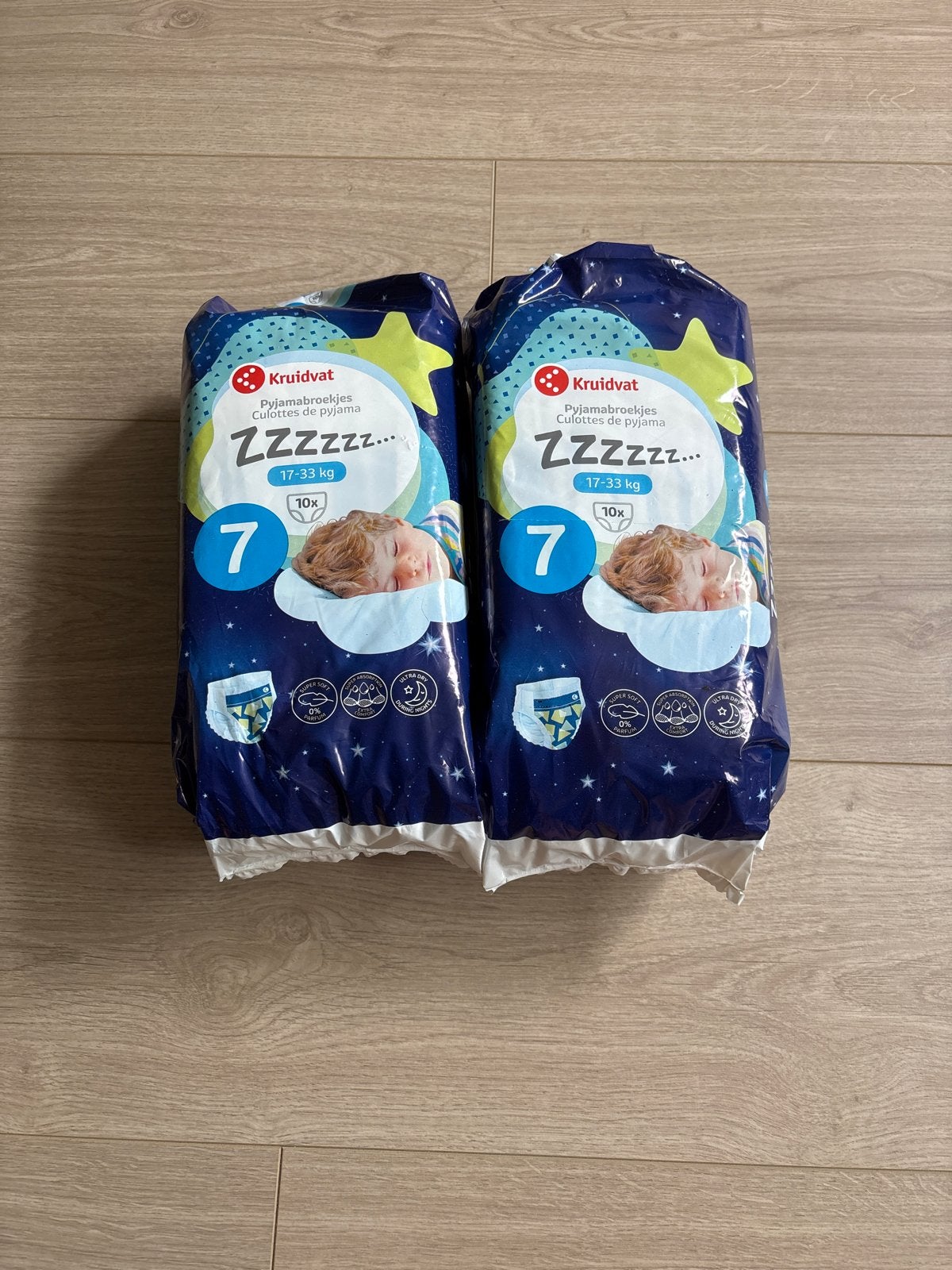 Kruidvat Pyjamabroekjes Maat 7 (17-33 kg) - 2 pakken, Ophalen, Zo goed als nieuw