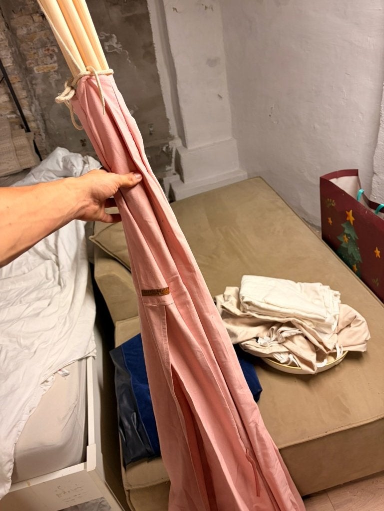 Little Dutch tipi tent roze, Ophalen, Gebruikt