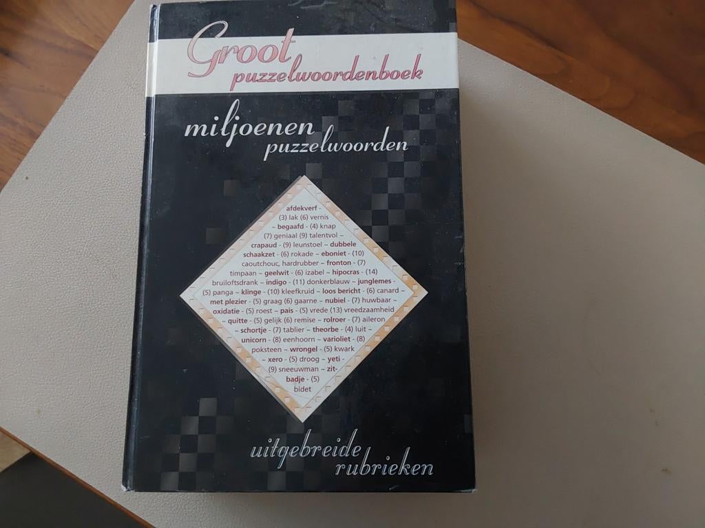 Groot Puzzelwoordenboek: Miljoenen Puzzelwoorden, Boeken, Woordenboeken, Ophalen of Verzenden
